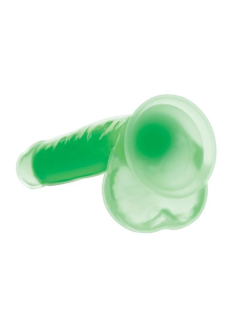 Lollicock Glow In The Dark Silicone Dildo with Balls - Image 10