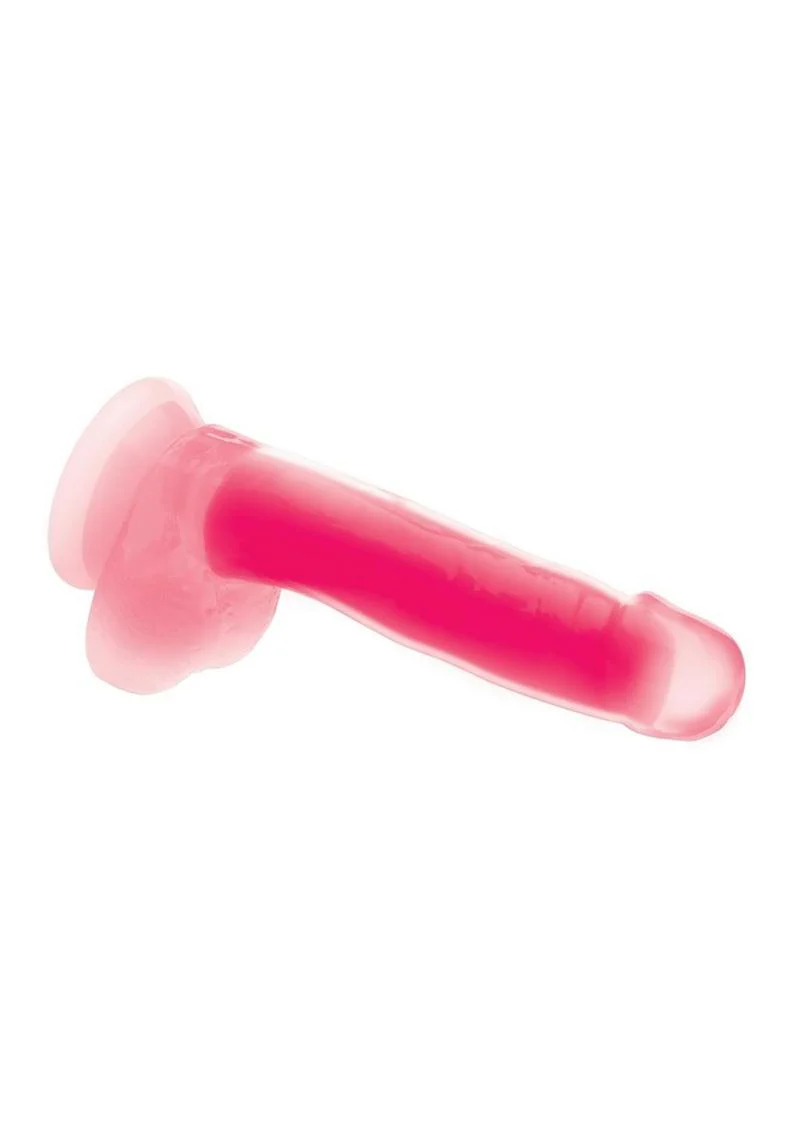 Lollicock Glow In The Dark Silicone Dildo with Balls - Image 12