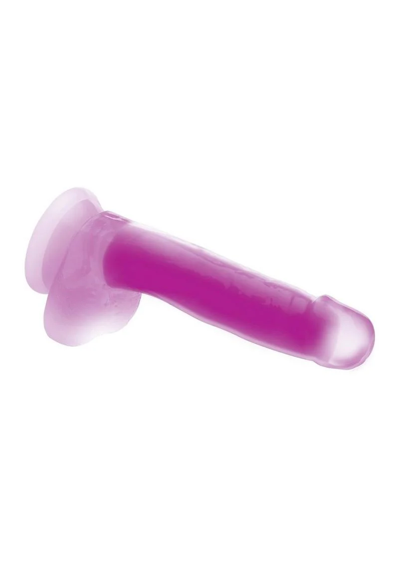 Lollicock Glow In The Dark Silicone Dildo with Balls - Image 15