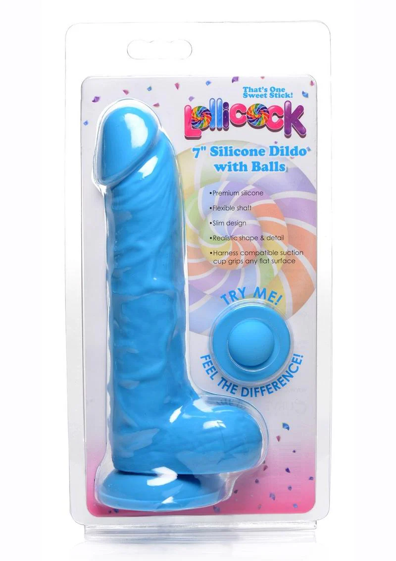 Lollicock Silicone Dildo with Balls - Image 3