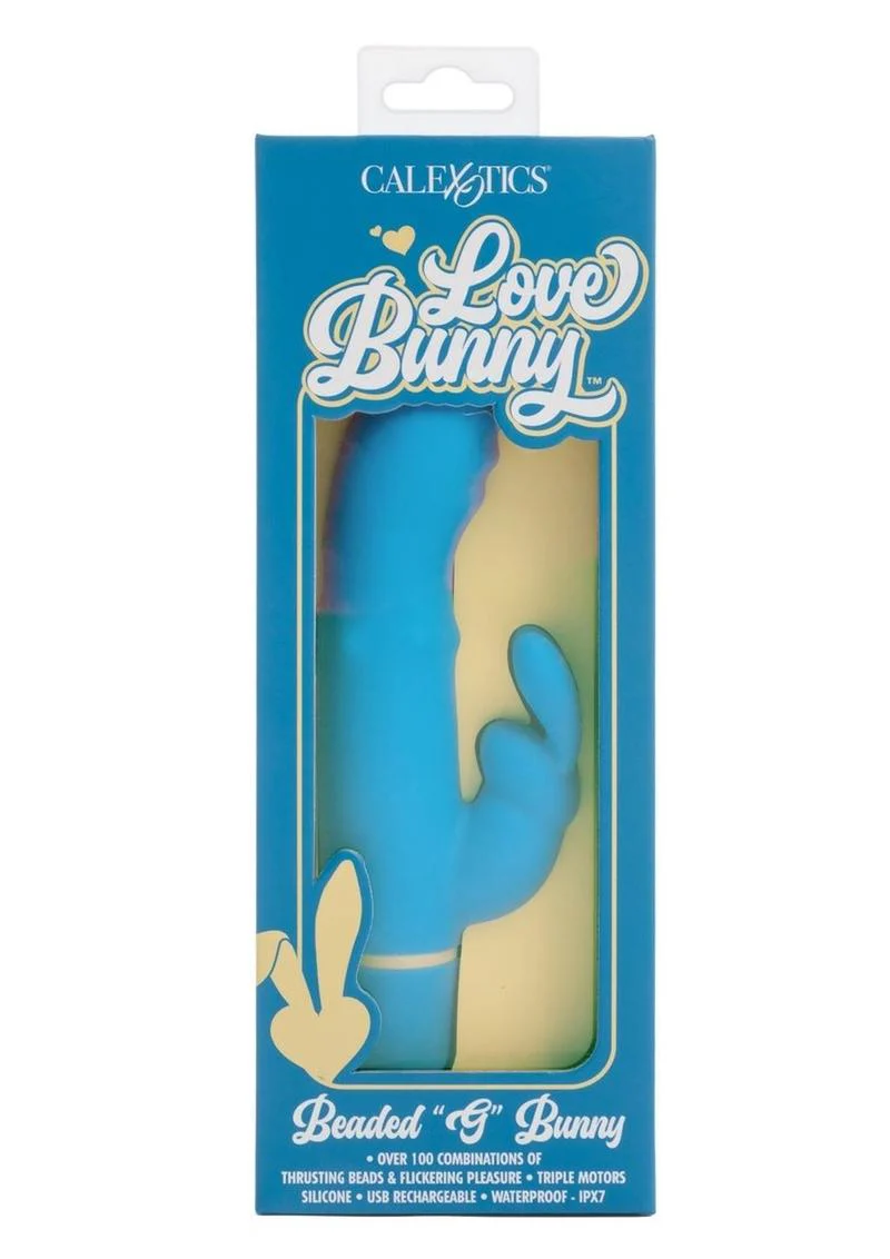 Love Bunny Beaded G Bunny Rechargeable Silicone Beaded Motion G-Spot Rabbit Vibrator - Image 2