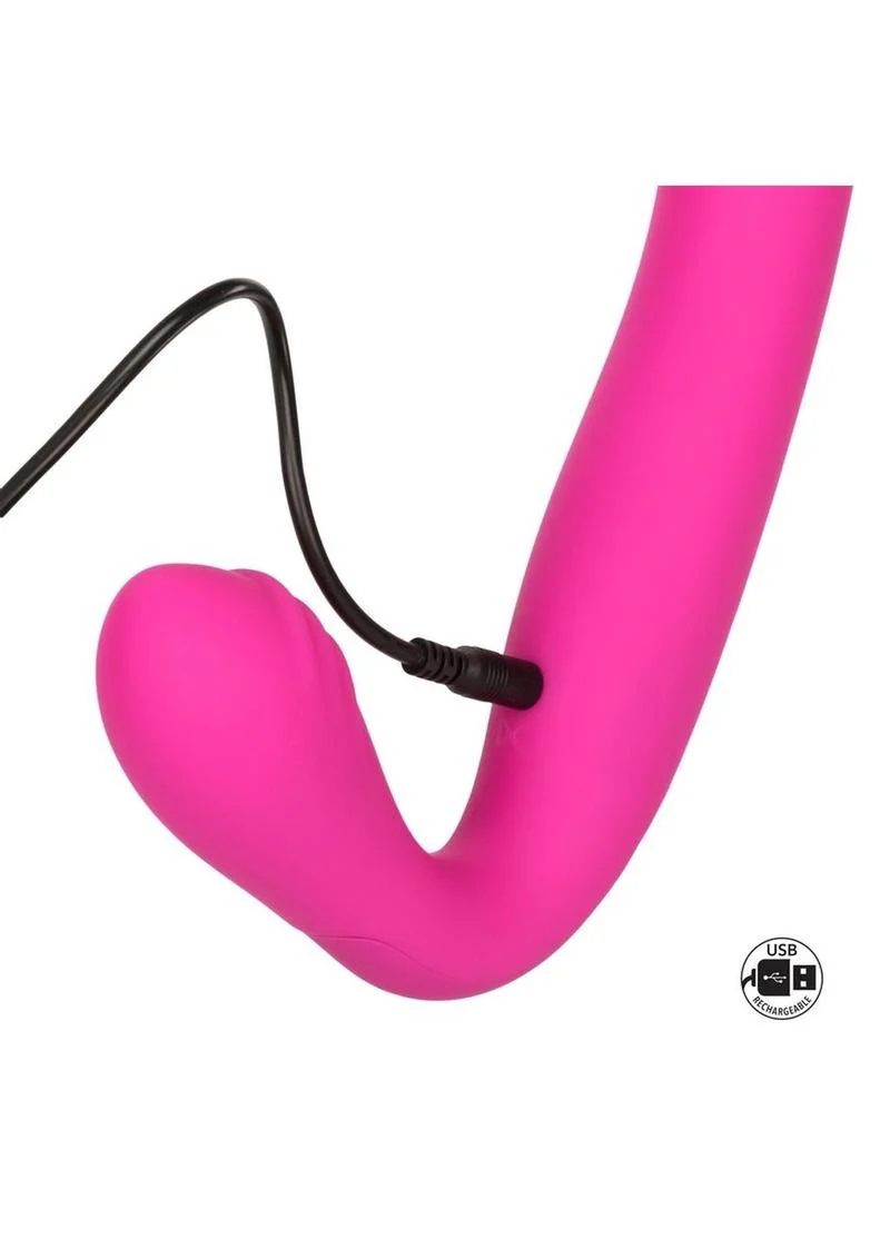 Love Rider Rechargeable Silicone Strapless Strap-On - Image 5