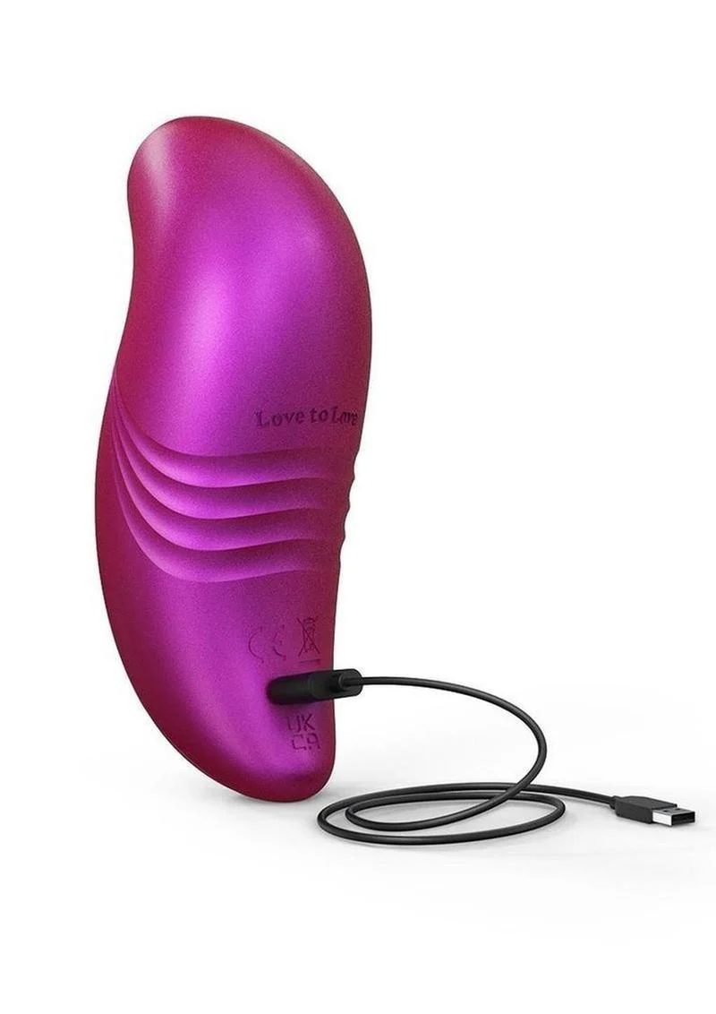 Love to Love Believer Rechargeable Silicone Clitoral Stimulator - Iridescent - Image 3