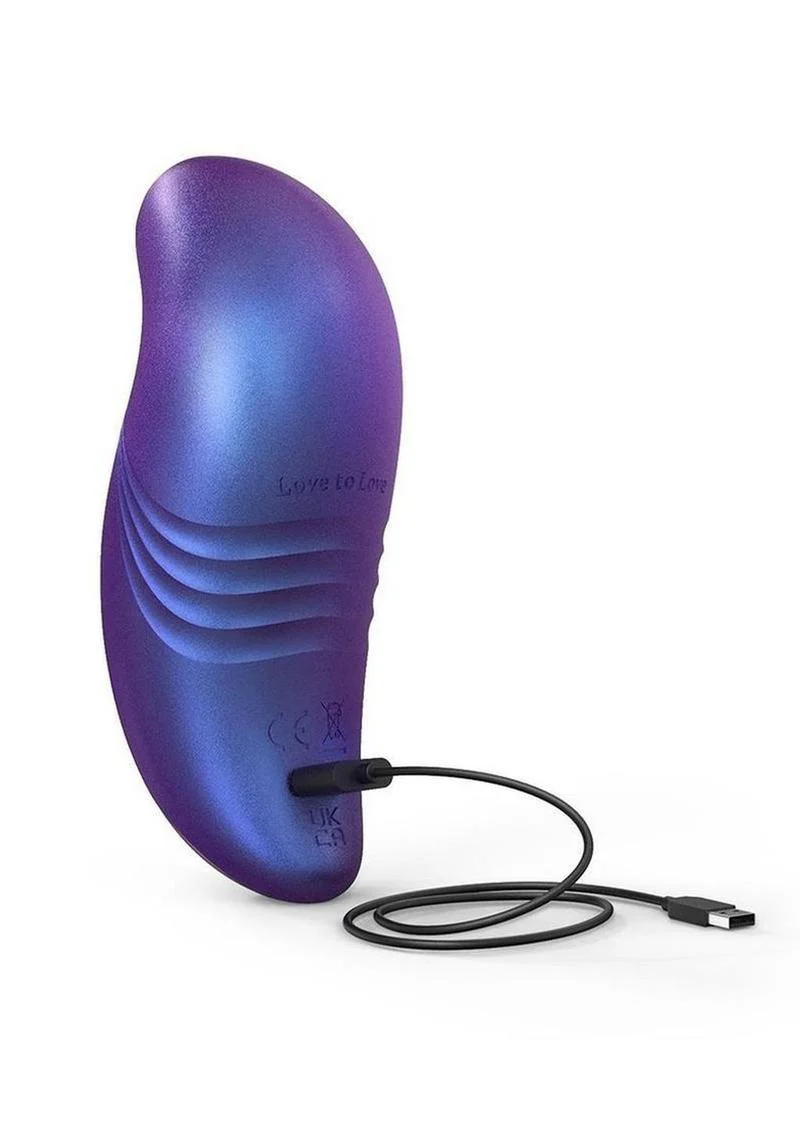 Love to Love Believer Rechargeable Silicone Clitoral Stimulator - Iridescent Night - Image 3