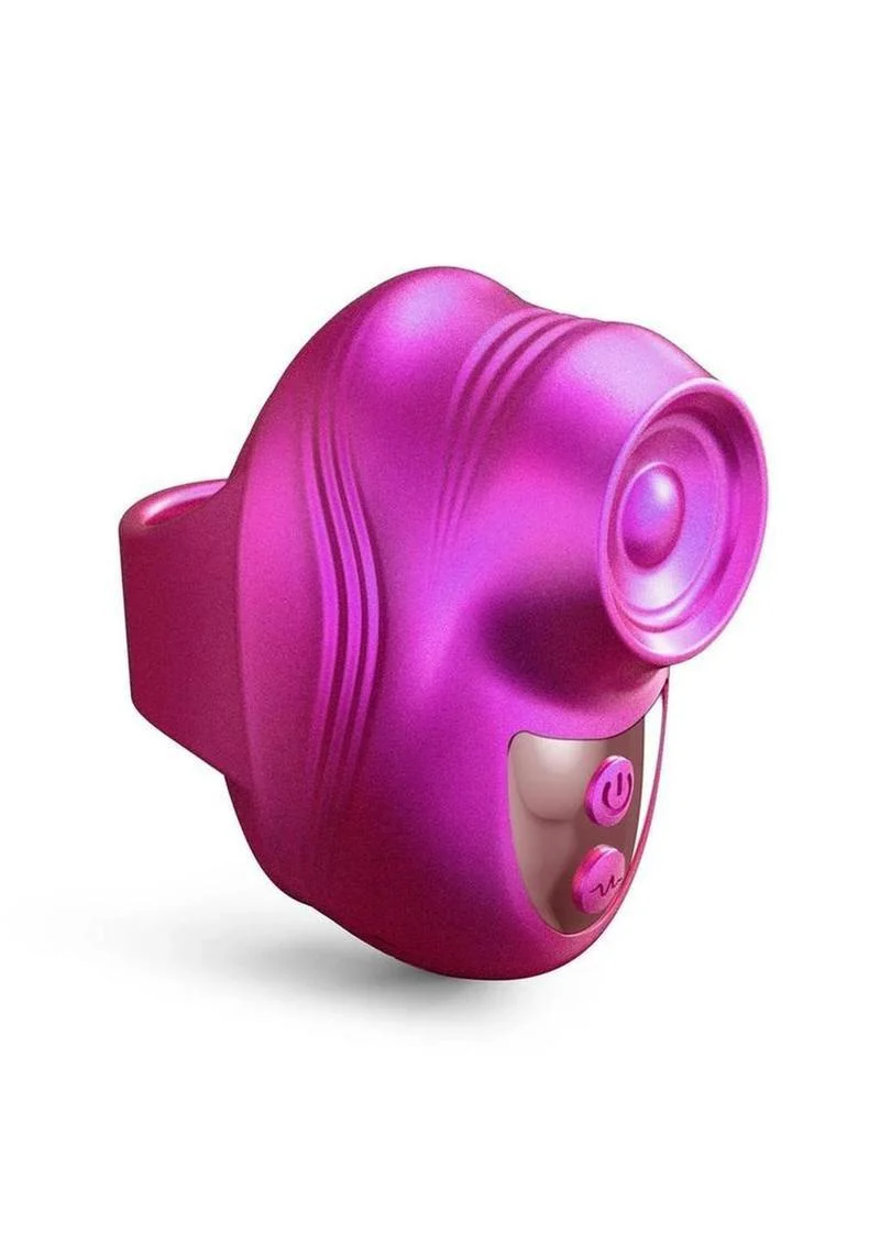 Love to Love Kisscool Rechargeable Silicone Finger Vibrator - Iridescent - Image 5