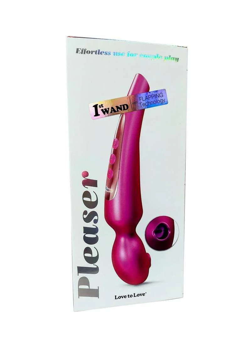 Love to Love Pleaser Silicone Rechargeable Clitoral Stimulator - Iridescent - Image 2