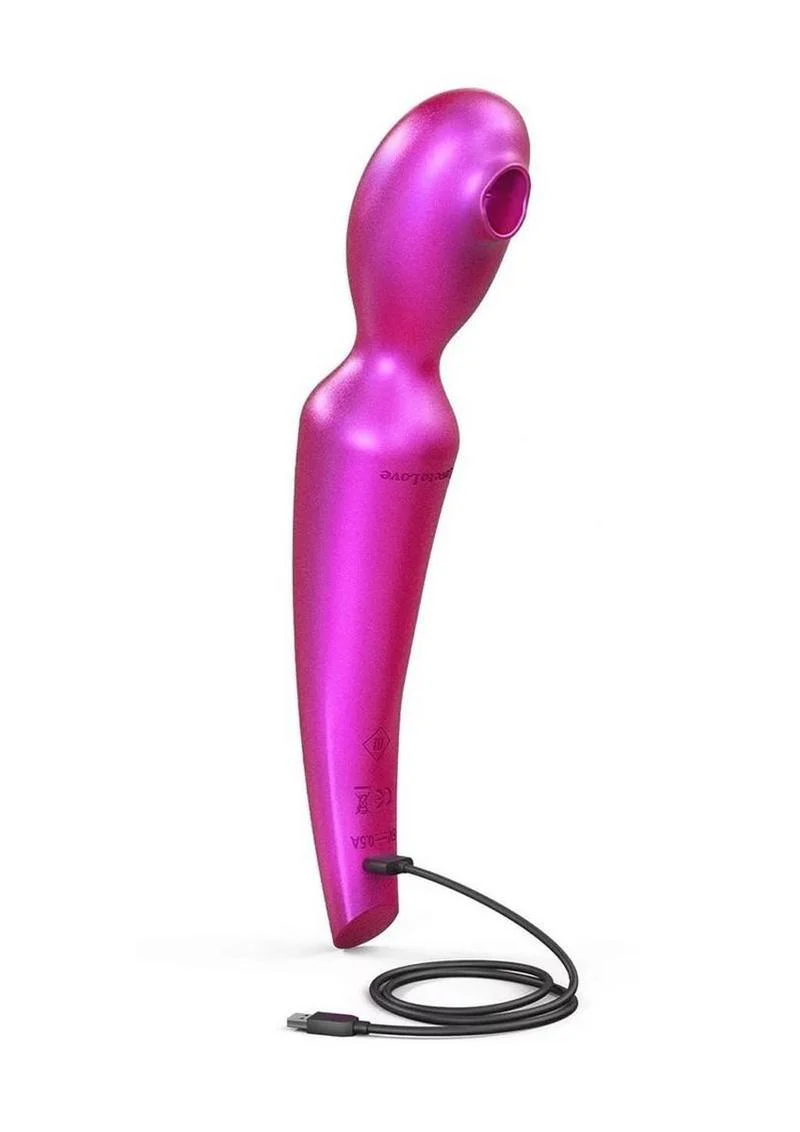 Love to Love Pleaser Silicone Rechargeable Clitoral Stimulator - Iridescent - Image 3