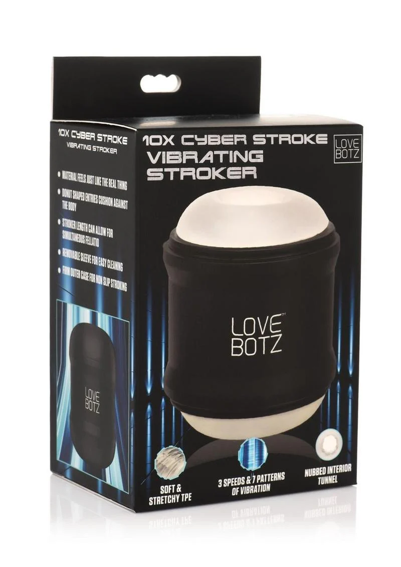 Lovebotz 10x Cyber Stroke Rechargeable Vibrating Stroker - Image 2