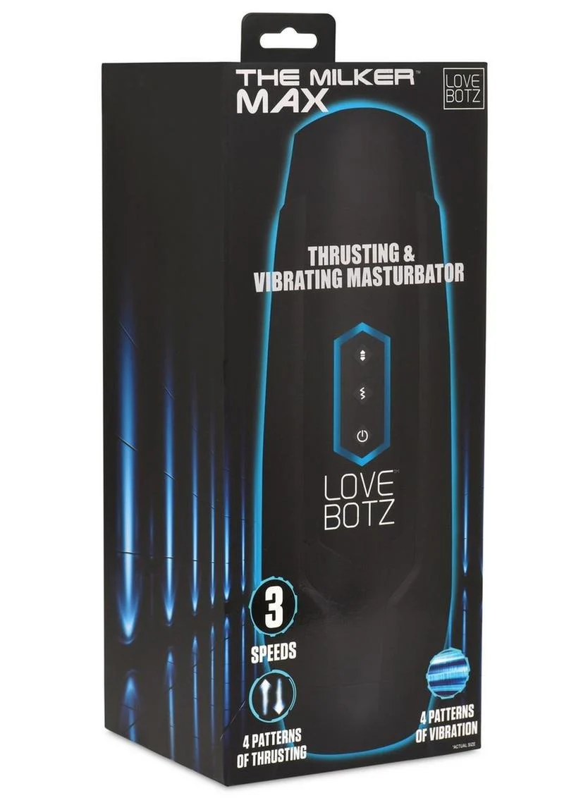 Lovebotz The Milker Max Rechargeable 14x Thrusting and Vibrating Masturbator - Image 2