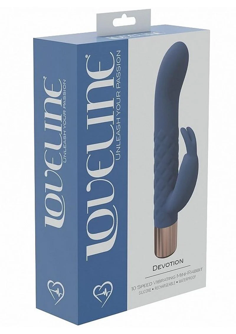 Loveline Devotion Silicone Rechargeable 10 Speed Mini Rabbit - Image 5