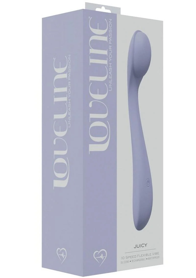 Loveline Juicy Silicone Rechargeable 10 Speed Flexible Vibe - Image 3