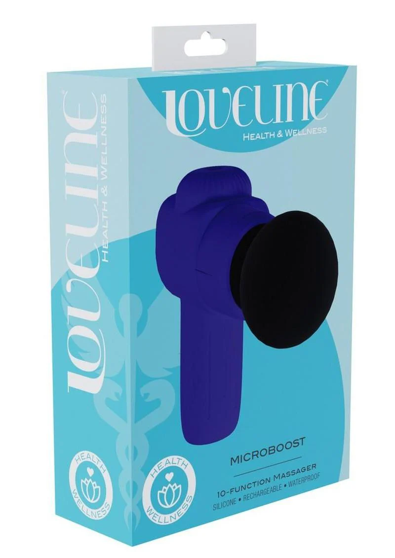 Loveline Microboost 10 Function Vibrating Rechargeable Silicone Massager - Image 10