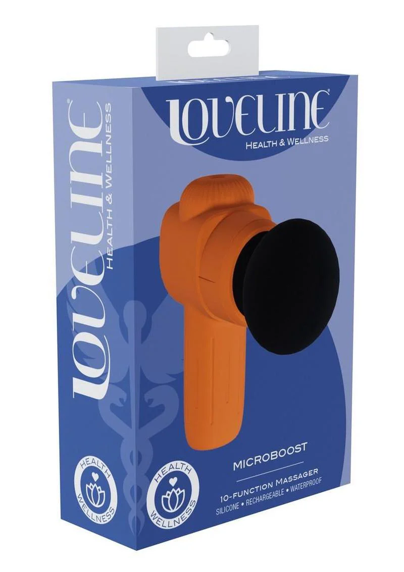 Loveline Microboost 10 Function Vibrating Rechargeable Silicone Massager - Image 4