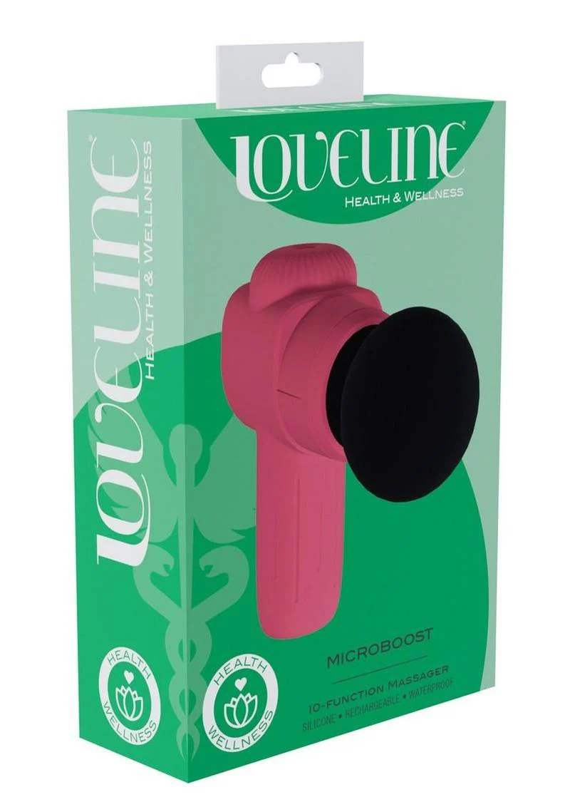 Loveline Microboost 10 Function Vibrating Rechargeable Silicone Massager - Image 7