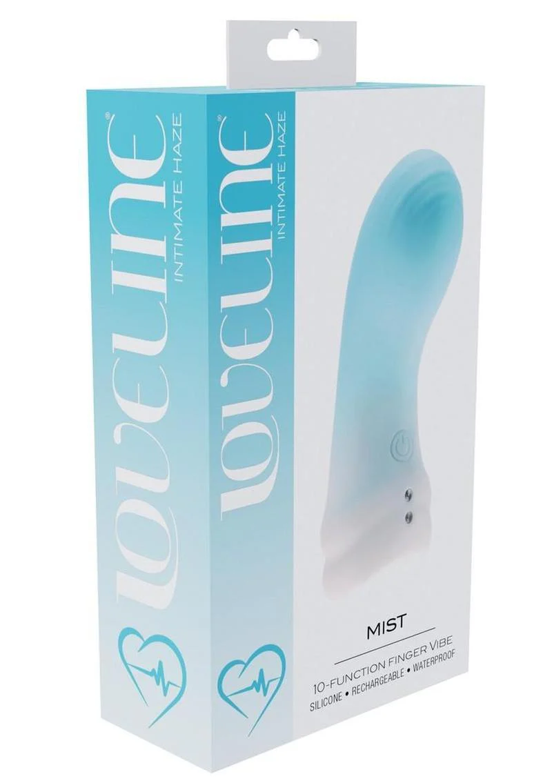 Loveline Mist 10 Function Rechargeable Silicone Finger Vibrator - Image 4