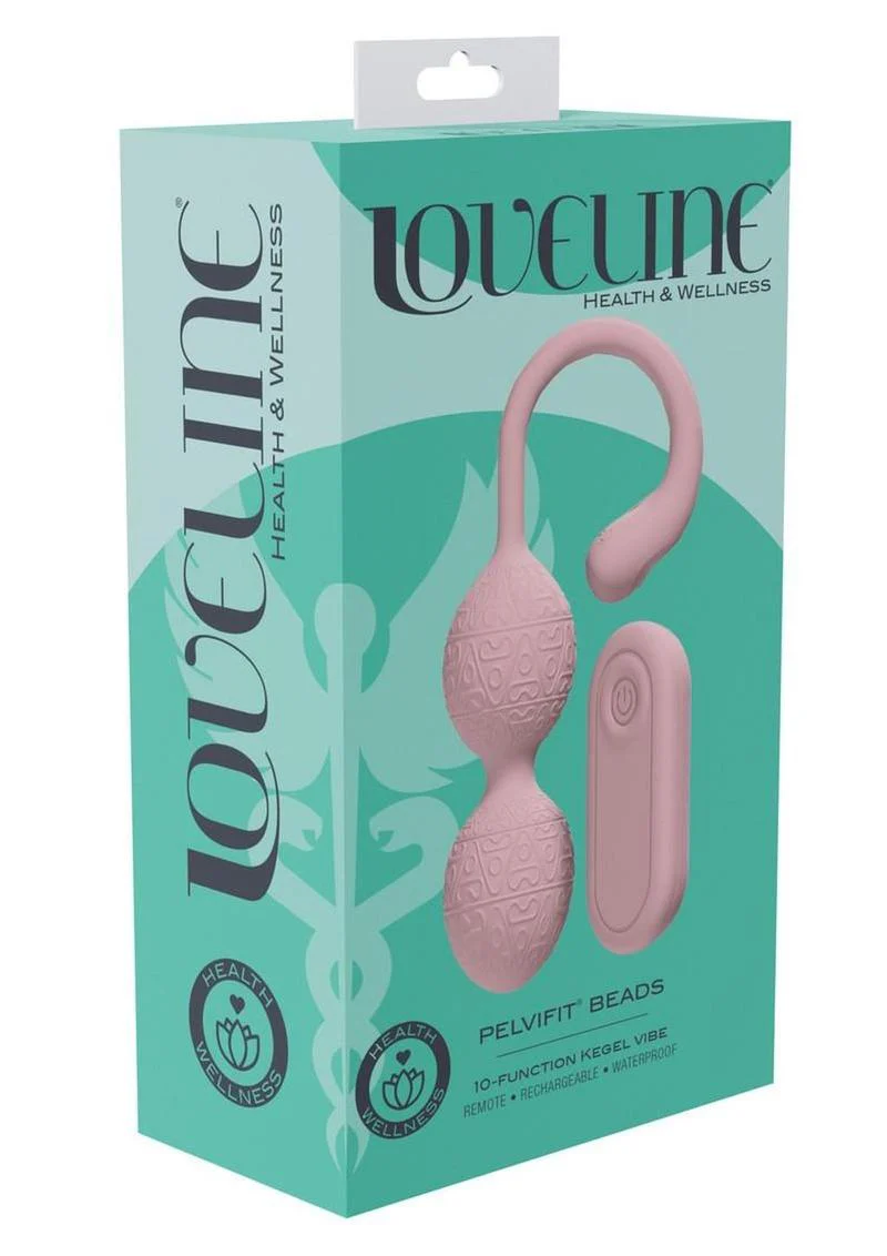 Loveline Pelvifit Beads 10 Function Vibrating Rechargeable Silicone Kegel Vibe with Remote Control - Image 5