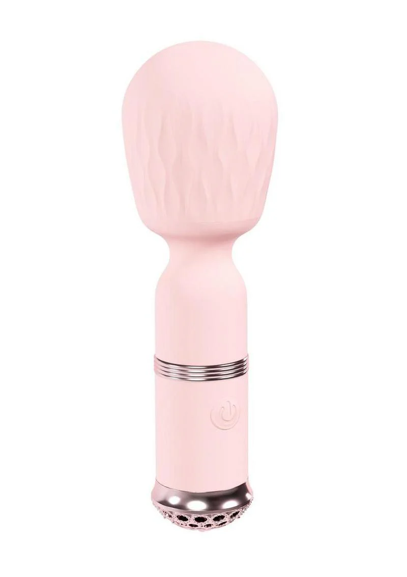 Loveline Velour 10 Function Rechargeable Silicone Mini-Wand - Image 2