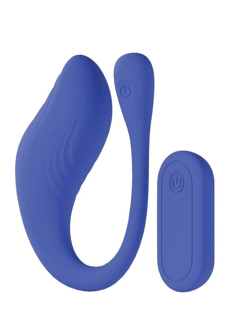Loveline Velvet G-Spot 10 Function Rechargeable Silicone Vibrator with Remote Control - Image 3