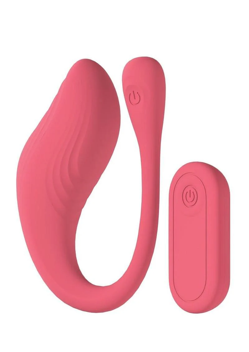 Loveline Velvet G-Spot 10 Function Silicone Rechargeable Vibrator with Remote Control - Image 3
