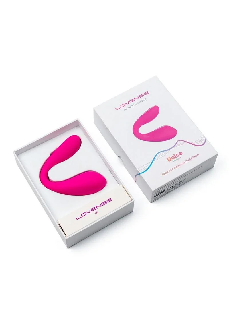 Lovense Dolce Silicone Rechargeable Dual Vibrator - Image 4