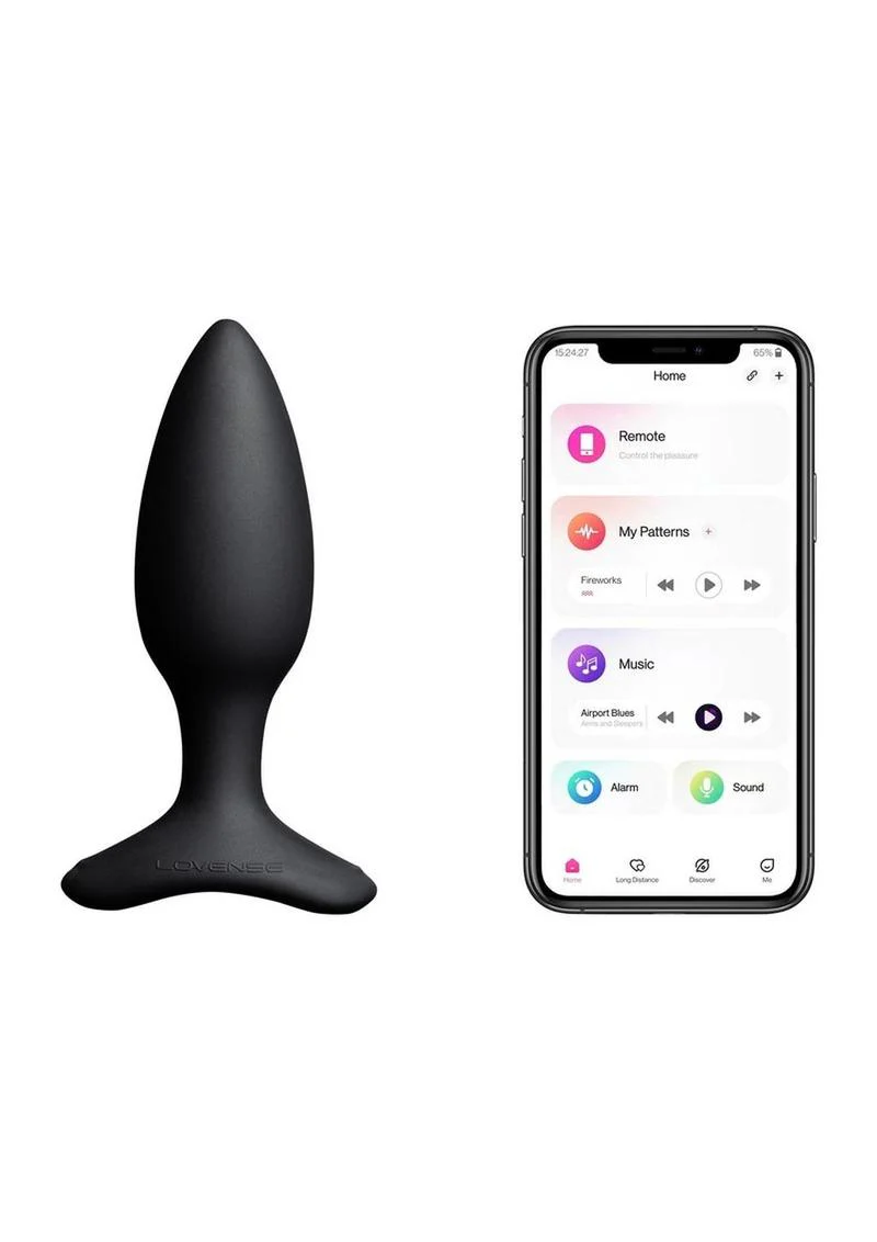 Lovense Hush 2 Rechargeable App Compatible Silicone Vibrating Anal Plug - Image 14