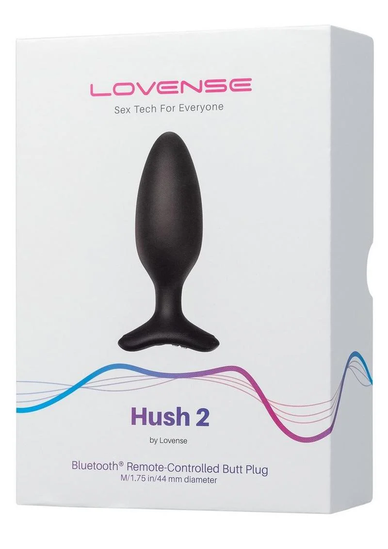 Lovense Hush 2 Rechargeable App Compatible Silicone Vibrating Anal Plug - Image 3