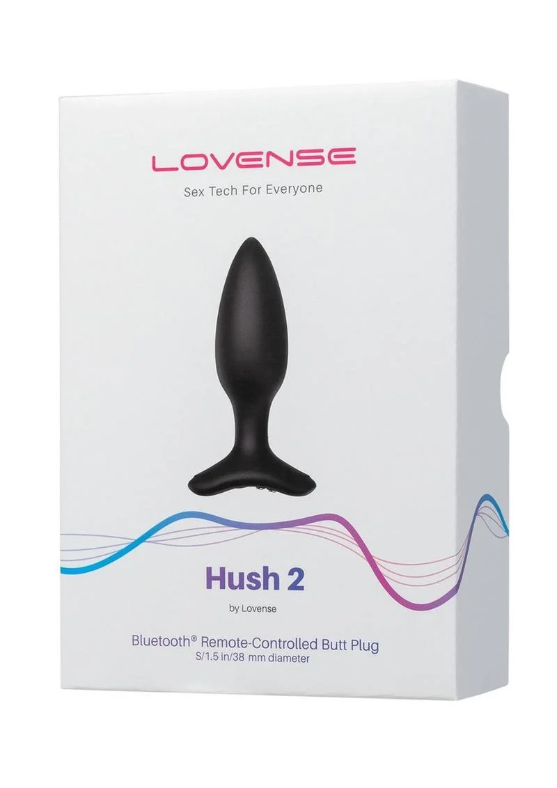 Lovense Hush 2 Rechargeable App Compatible Silicone Vibrating Anal Plug - Image 4