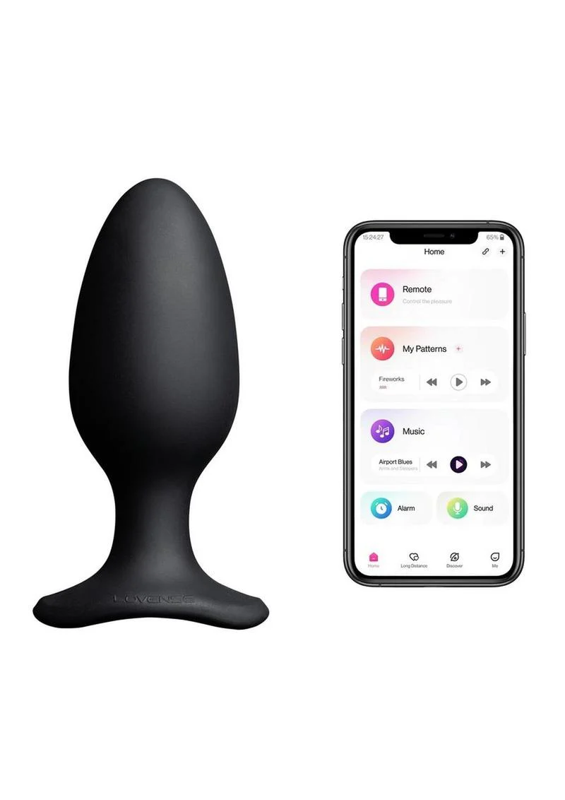 Lovense Hush 2 Rechargeable App Compatible Silicone Vibrating Anal Plug - Image 7