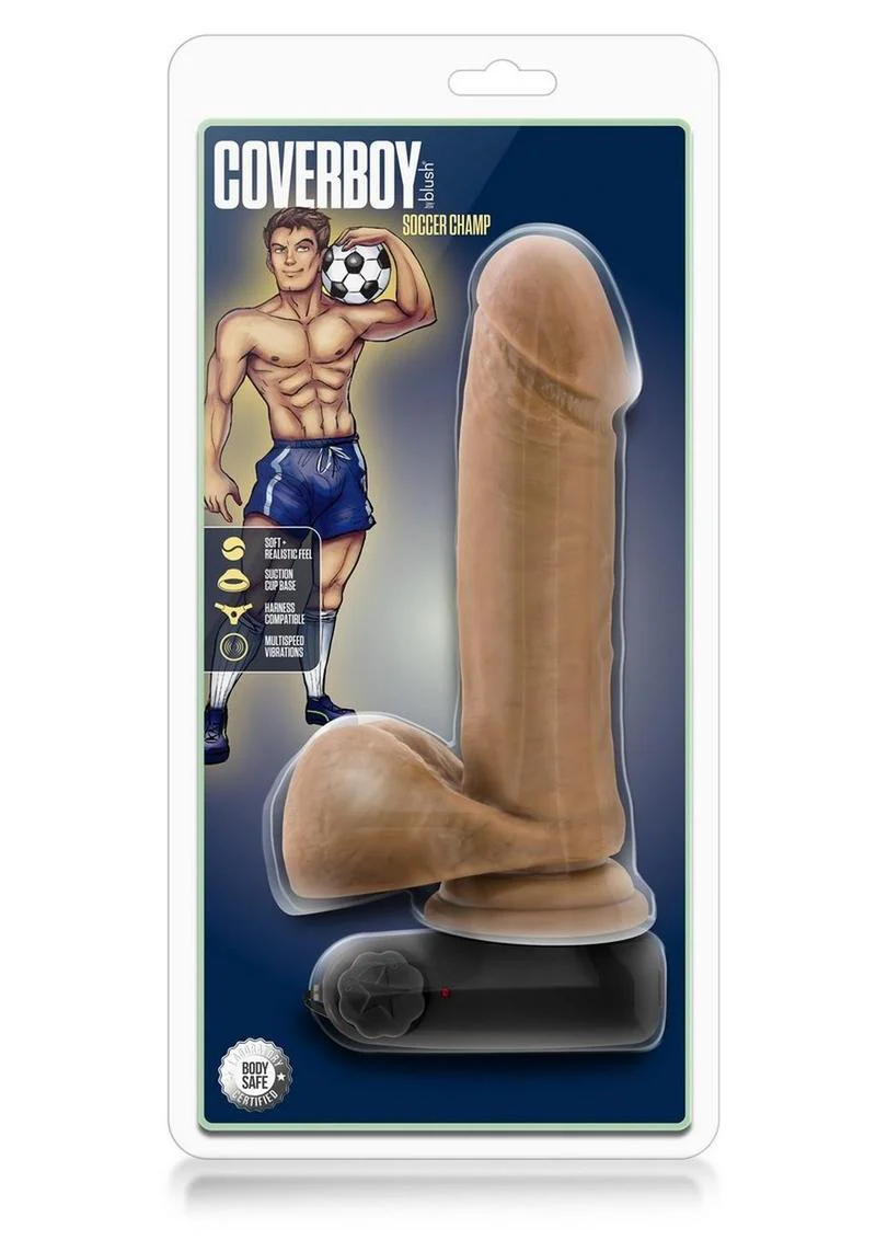Loverboy Soccer Champ Vibrating Dildo with Balls - Image 2