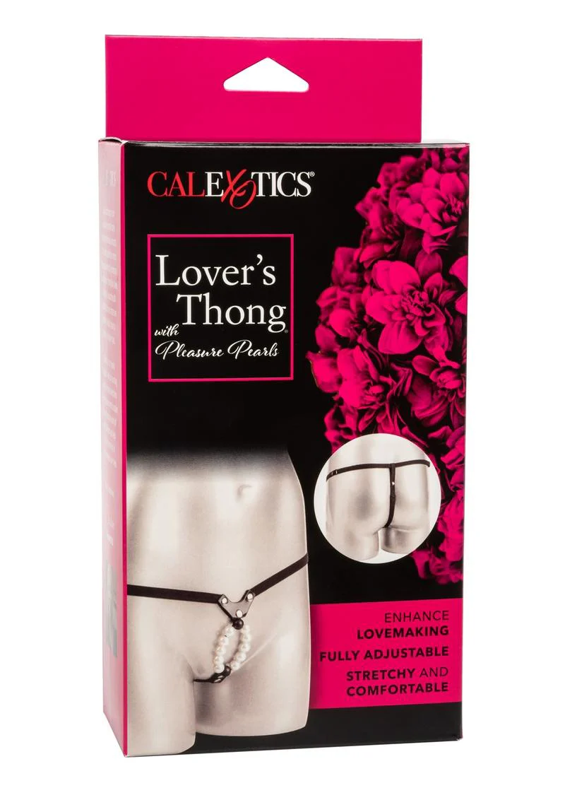 Lover's Vibrating Thong with Pleasure Pearls - Image 2