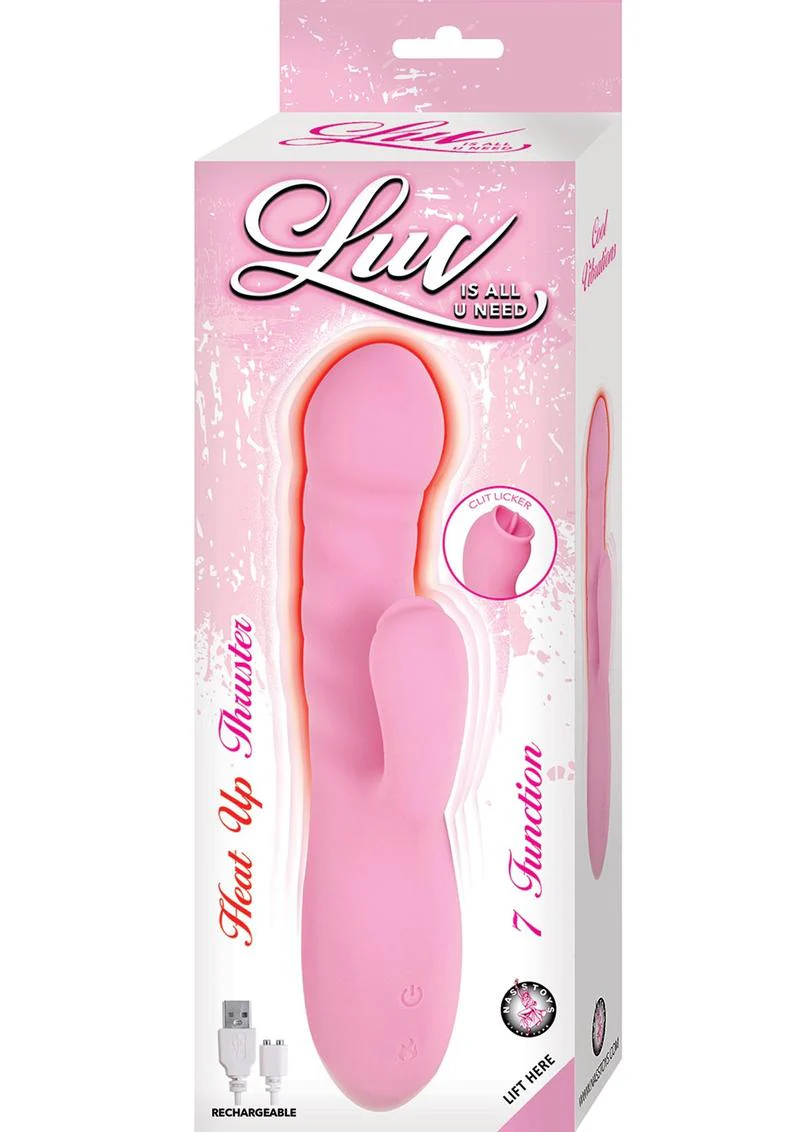 Luv Heat Up Thruster Rechargeable Silicone Vibrator - Image 6