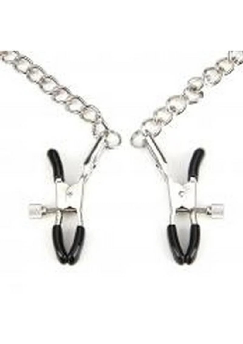 Lux Fetish Breathable Ball Gag with Nipple Clamps Adjustable - Image 4
