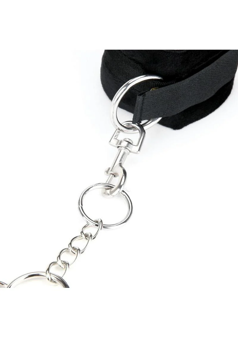 Lux Fetish Hog Tie with 4 Universal Soft Restraint Cuffs - Image 3