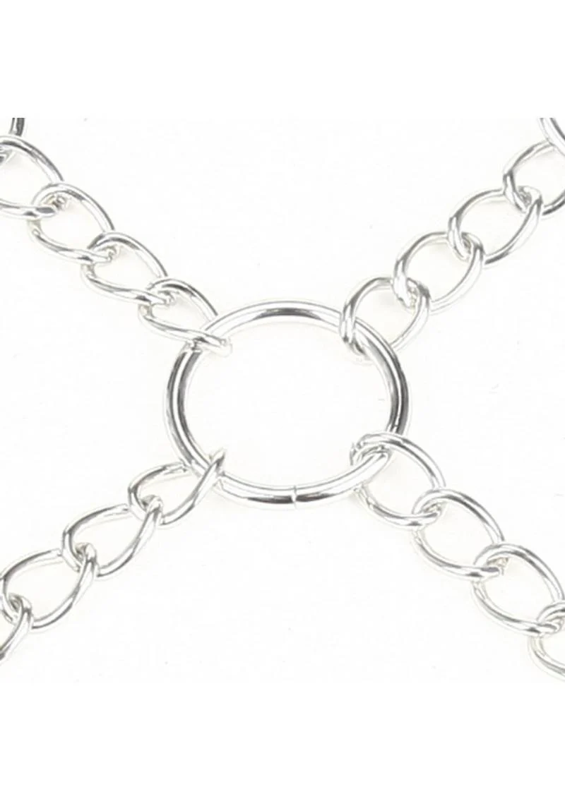 Lux Fetish Hog Tie with 4 Universal Soft Restraint Cuffs - Image 4