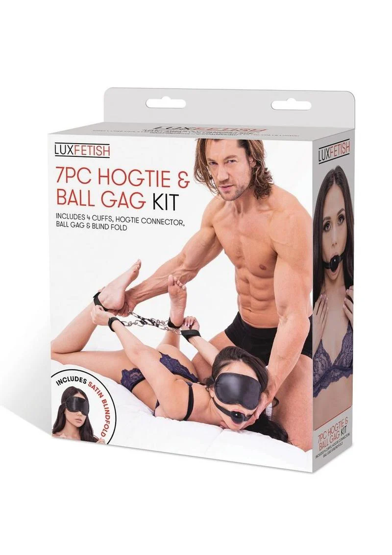 Lux Fetish Hogtie and Ball Gag Kit - Image 2