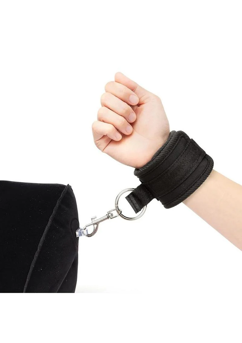 Lux Fetish Inflatable Position Wedge with Detachable Cuffs - Image 3