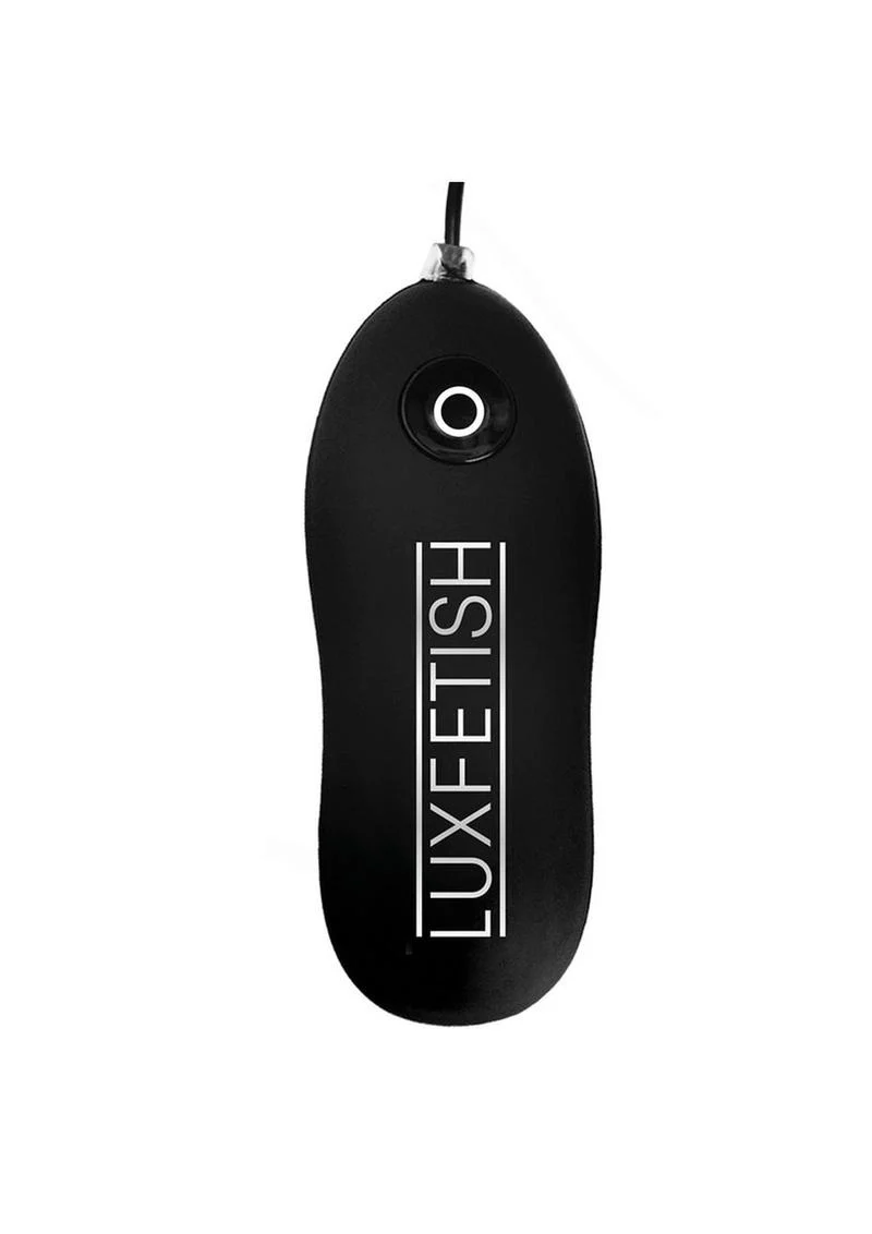 Lux Fetish Inflatable Vibrating Butt Plug with Suction Base and Remote Control - Image 4