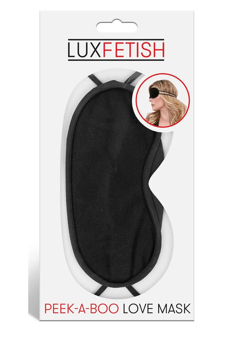 Lux Fetish Peek-A-Boo Love Mask - Image 4