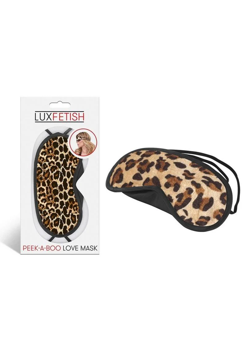 Lux Fetish Peek-A-Boo Love Mask - Image 7