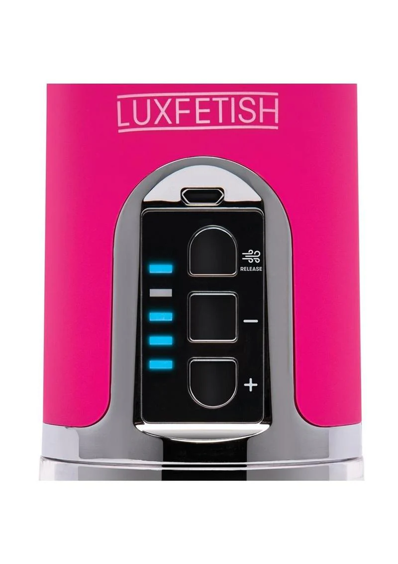Lux Fetish Rechargeable 4 Function Auto Pussy Pump with Clit Stimulator - Image 4