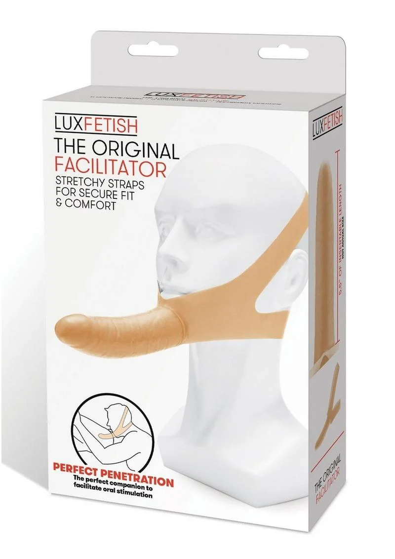 Lux Fetish The Original Facilitator Face Strap-On with Dildo - Image 6