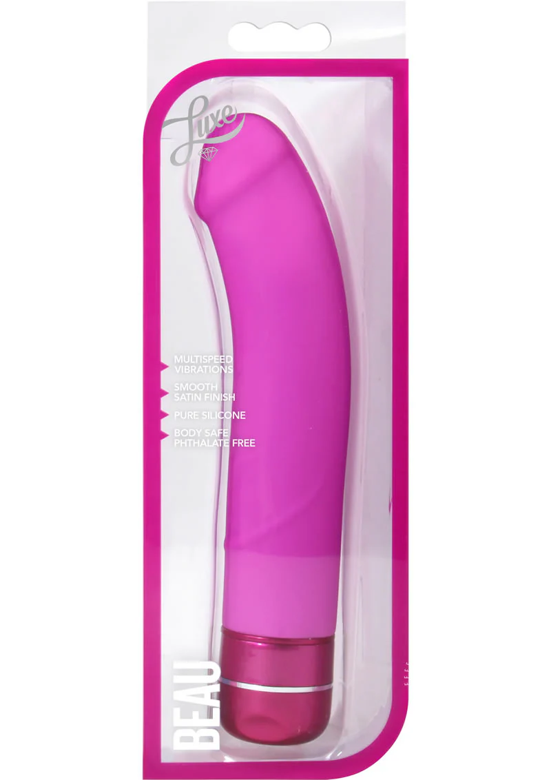 Luxe Beau Vibrating Silicone Dildo - Image 3
