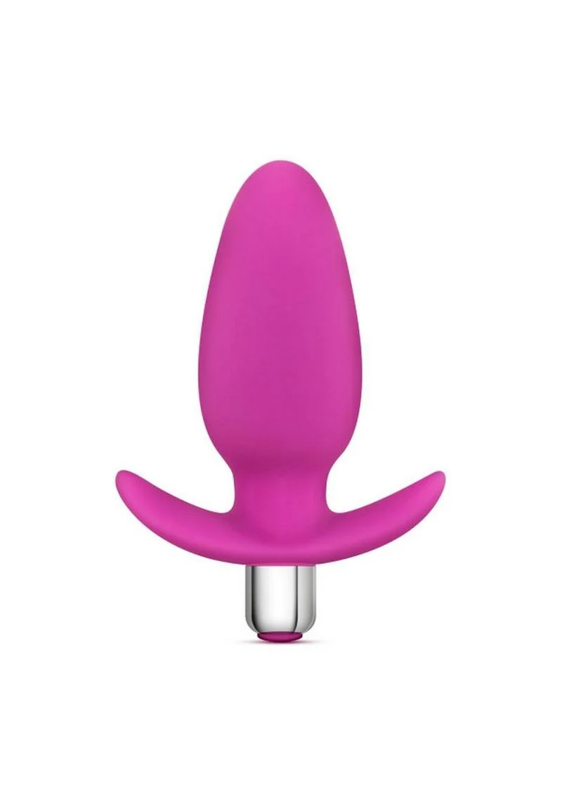 Luxe Little Thumper Silicone Vibrating Butt Plug - Image 3