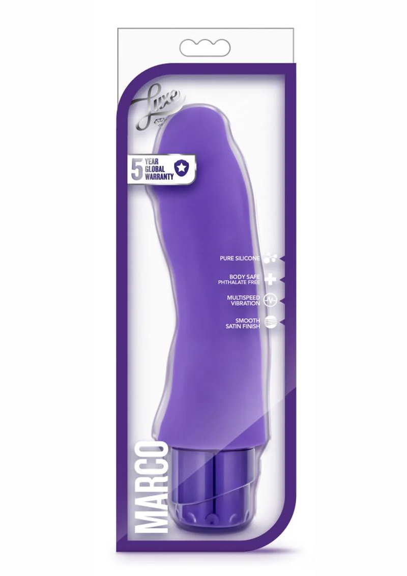 Luxe Marco Silicone Vibrating Dildo - Image 2