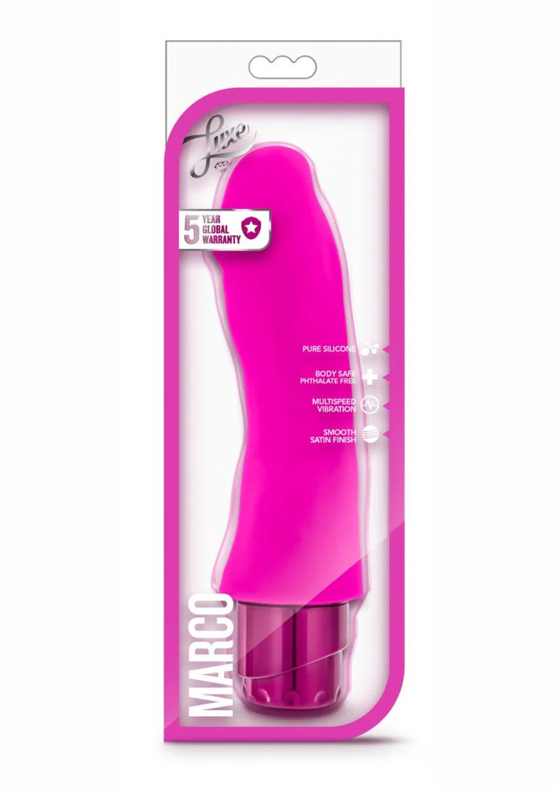 Luxe Marco Vibrating Silicone Dildo - Image 2