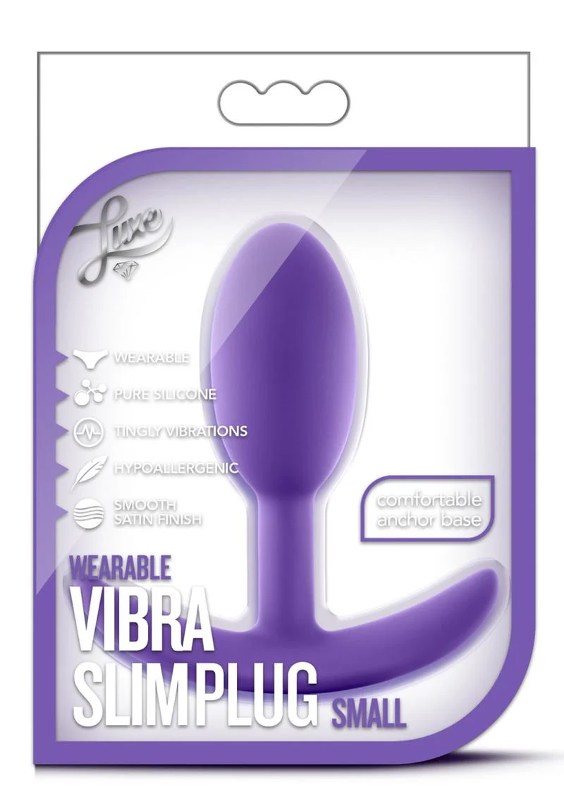 Luxe Wearable Vibra Slim Plug Silicone Butt Plug - Image 5