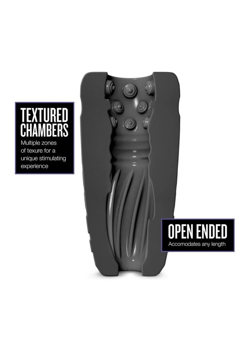 M Elite Platinum Gript Silicone Dual End Masturbator - Image 4