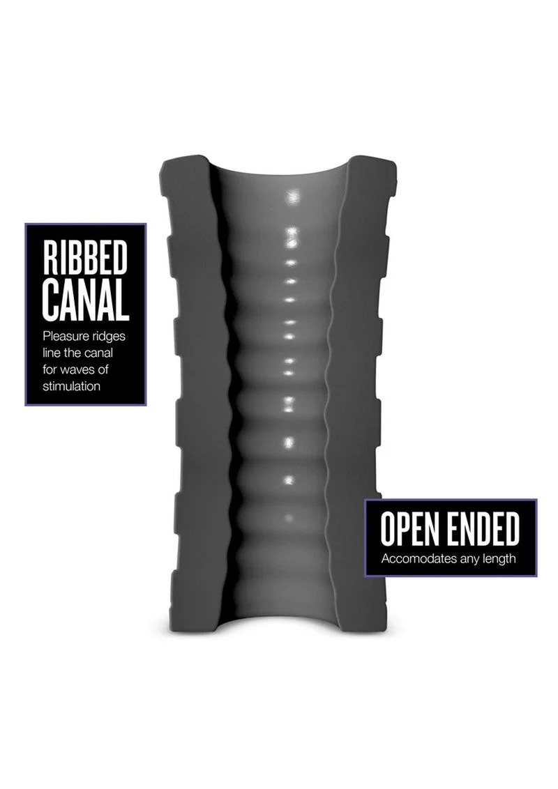 M Elite Platinum Hekx Silicone Dual End Masturbator - Image 4