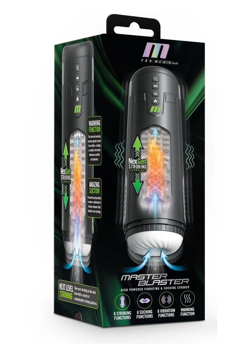 M For Men Master Blaster Rechargeable Masturbator - Image 2