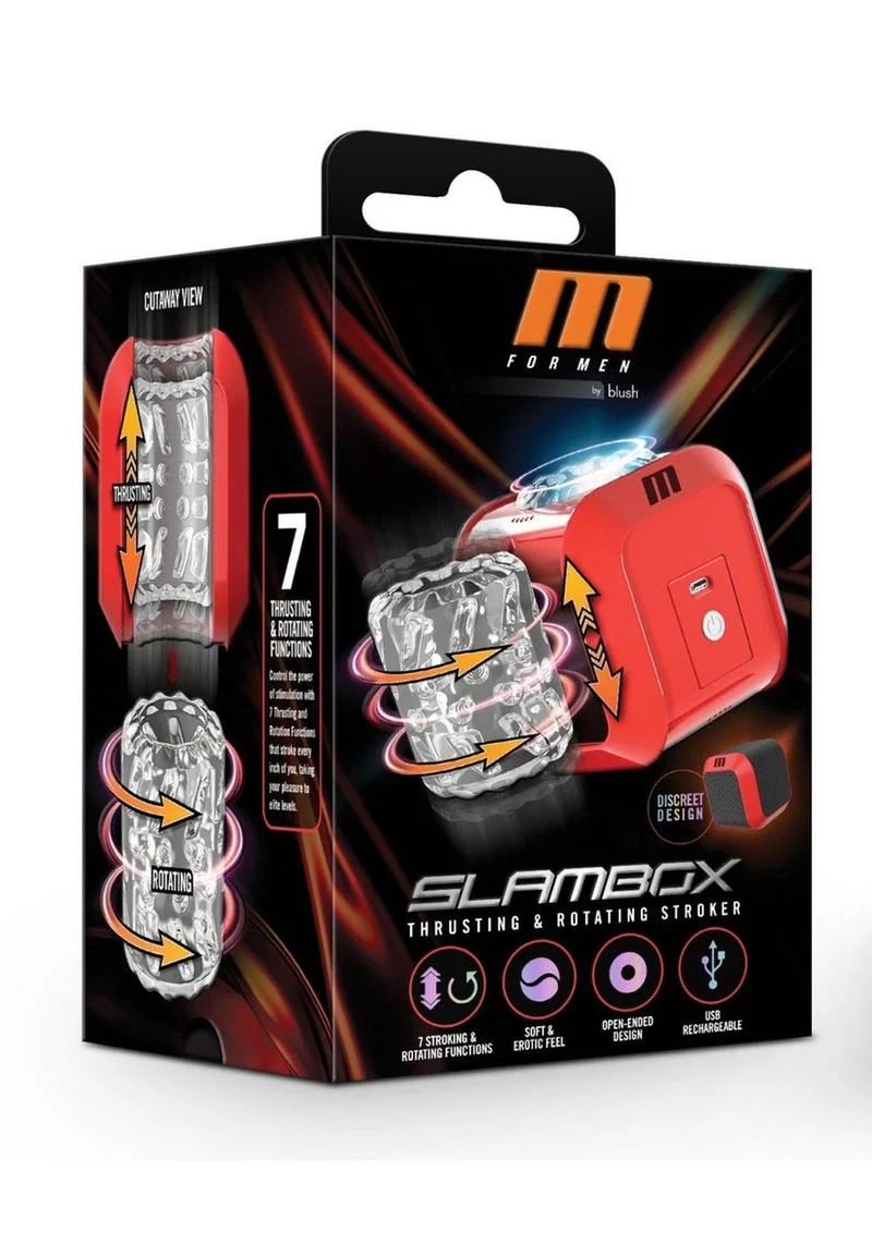 M For Men Slambox Rechargeable Masturbator - Image 2